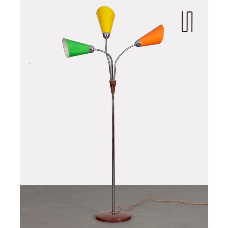 Vintage Metal Floor Lamp By Lidokov Circa