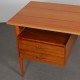 Bureau vintage en bois datant des années 1970 - Design d'Europe de l'Est