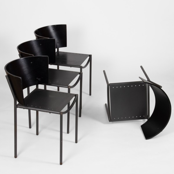 Suite of 4 Lila Hunter chairs by Philippe Starck for XO, 1988 - 