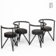 Suite of 4 Miss Dorn chairs by Philippe Starck, 1982 - 