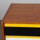 Yellow and black chest of drawers, model U-453, by Jiri Jiroutek, 1960s - Eastern Europe design