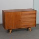 Rangement vintage en chêne par Jiri Jiroutek, modèle U-458, 1960 - Design d'Europe de l'Est