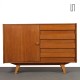 Vintage oak storage unit by Jiri Jiroutek, model U-458, 1960s - Eastern Europe design