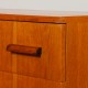 Oak storage unit made by UP Zavody in the 1960s - Eastern Europe design