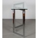 Chrome-plated metal console from the 1970s - 
