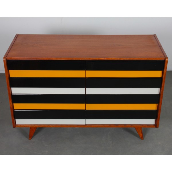 Commode jaune et noire, modèle U-453, par Jiri Jiroutek, 1960 - Design d'Europe de l'Est