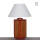 Large vintage wickerwork lamp - 