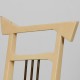 Petite chaise asymétrique en bois des années 1930 - 
