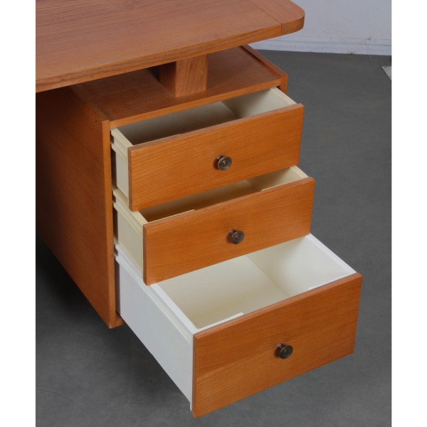 Bureau vintage en bois datant des années 1970 - 