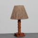 Lampe vintage en bois 1960 - 