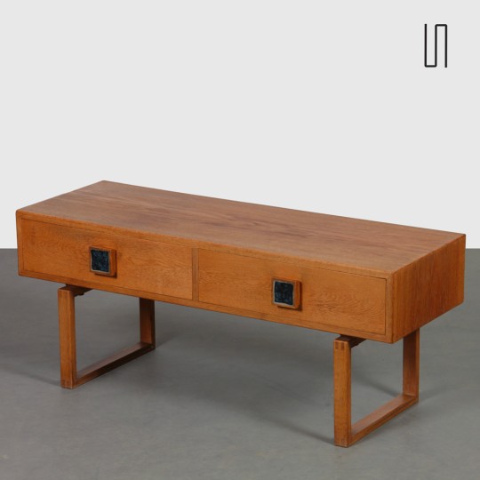 Scandinavian oak console, 1960s - Scandinavian design