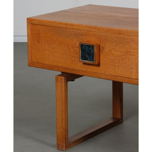 Scandinavian oak console, 1960s - Scandinavian design