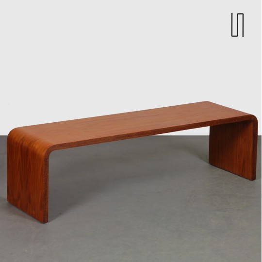 Table basse / banc scandinave des années 1970 - Design Scandinave