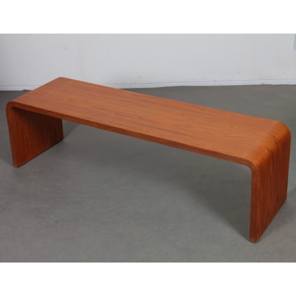 Table basse / banc scandinave des années 1970 - Design Scandinave