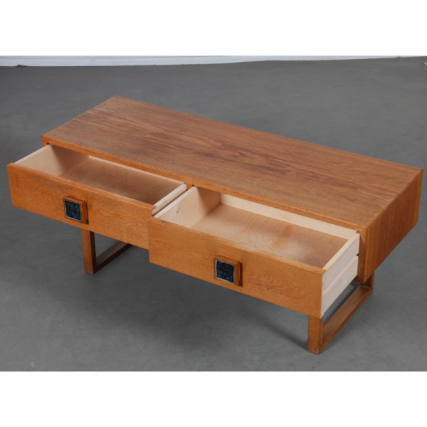 Scandinavian oak console, 1960s - Scandinavian design