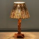 Lampe vintage en bois 1960 - 