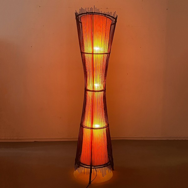 Bamboo Kobe floor lamp, 1990s - 