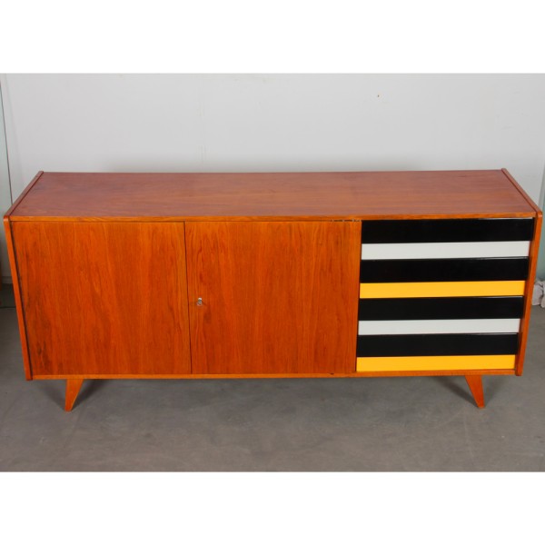 Oak sideboard by Jiri Jiroutek, model U-460, 1960s - 