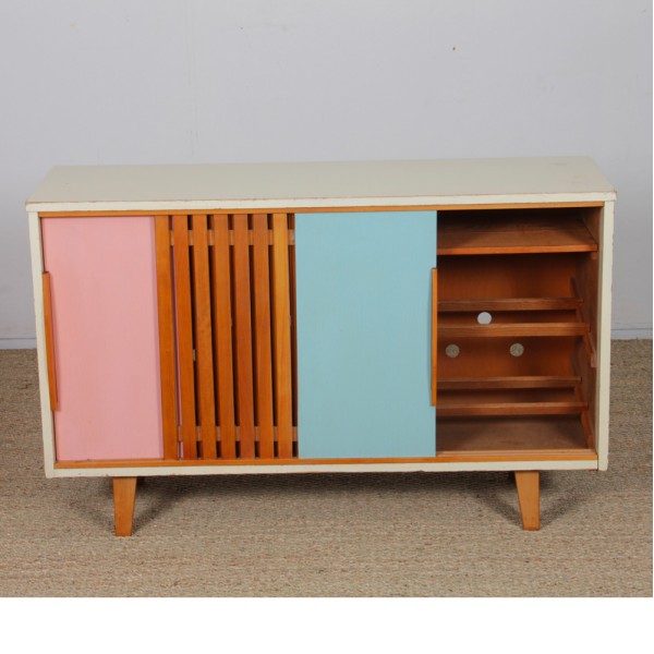 Vintage shoe cabinet for Drevopodnik Brno, 1960s - Eastern Europe design