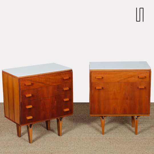 Pair of night tables edited by Novy Domov, 1970s - Eastern Europe design