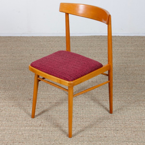 Suite de 4 chaises tchèques produites par Ton, 1970 - Design d'Europe de l'Est