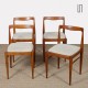 Suite of 4 chairs edited by the manufacturer Drevotvar, 1960s - Eastern Europe design