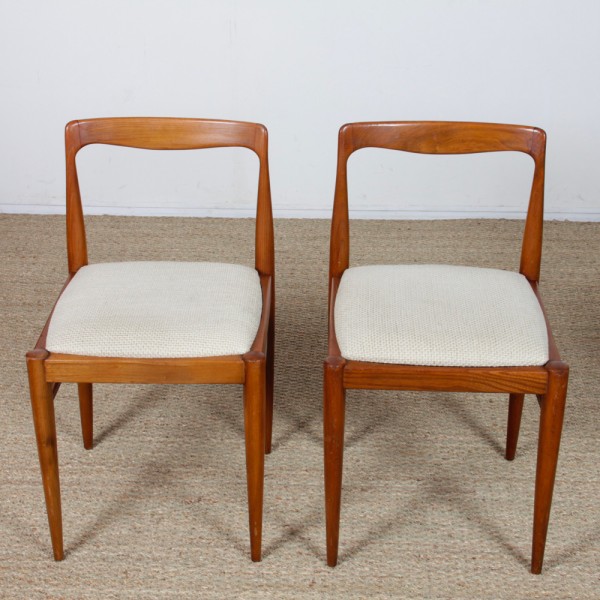 Suite of 4 chairs edited by the manufacturer Drevotvar, 1960s - Eastern Europe design