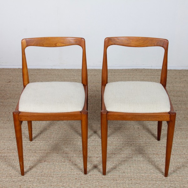 Suite of 4 chairs edited by the manufacturer Drevotvar, 1960s - Eastern Europe design