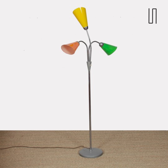 Lampadaire vintage en métal édité par Lidokov, vers 1960 - Design d'Europe de l'Est