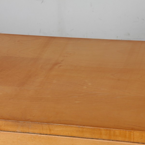 Vintage wooden desk from the 1970s - Eastern Europe design