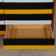 Yellow and black chest of drawers, model U-453, by Jiri Jiroutek, 1960s - Eastern Europe design