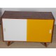 Commode jaune et blanche par Jiri Jiroutek, modèle U-452, 1960 - Design d'Europe de l'Est