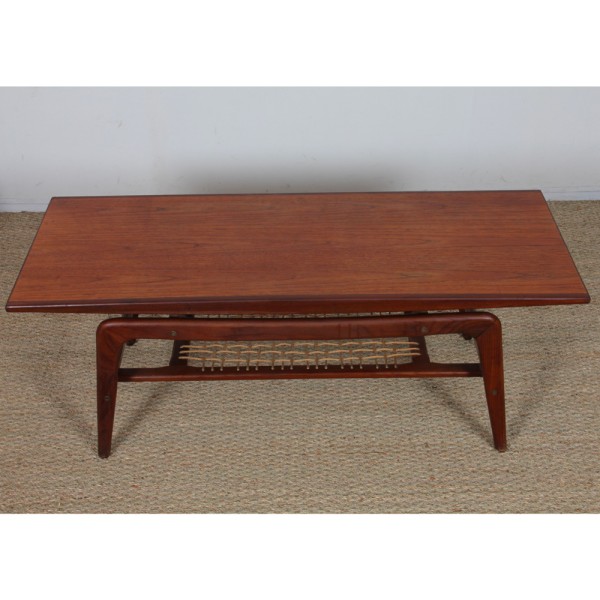 Teak coffee table by Arne Hovmand Olsen, 1960 - Scandinavian design