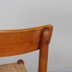 Suite de 4 chaises vintage en corde, 1970 - 