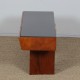 Vintage wood and opaline low console, 1960s - Eastern Europe design