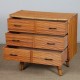 Rattan and bamboo chest of drawers, 1960s - 