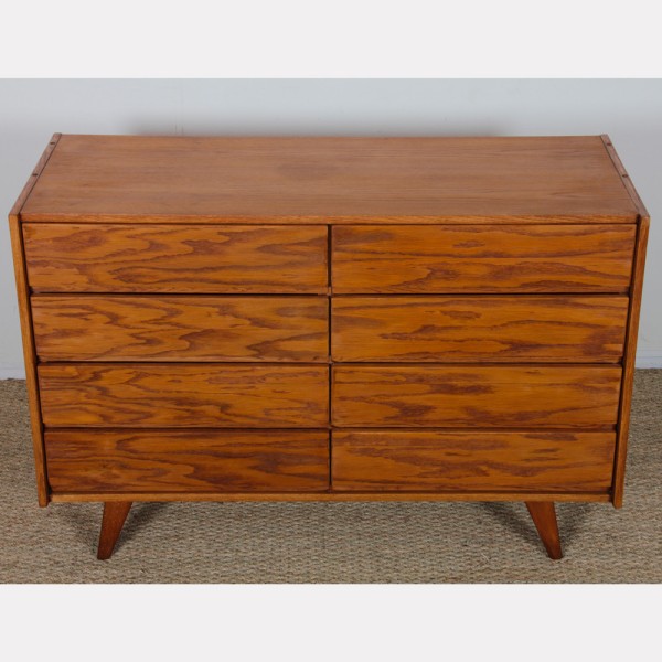 Wooden chest of drawers by Jiri Jiroutek, model U-453, circa 1960 - Eastern Europe design