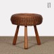 Tabouret vintage en rotin par Tony Paul, 1950 - 