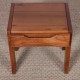 Elm bedside table for Maison Regain, 1970s - French design