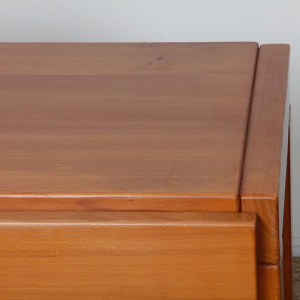 Elm chest of drawers edited by Maison Regain, 1970s - 