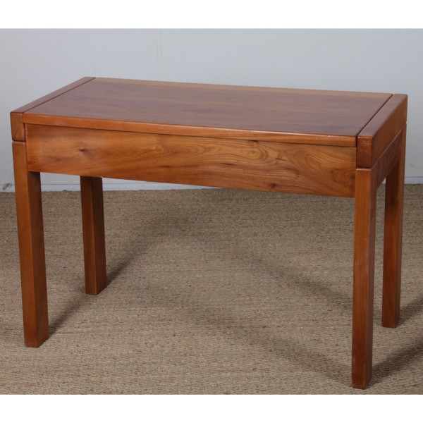 Elm desk produced by Maison Regain, 1970s - French design