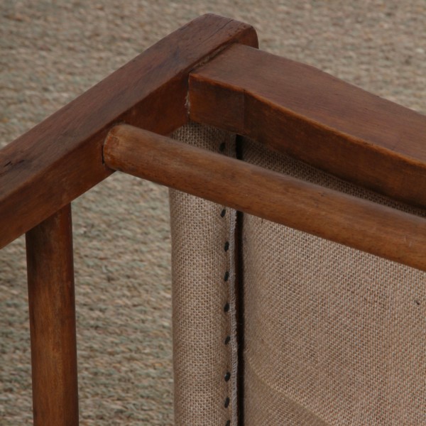 Tabouret en bois des années 1950 - 