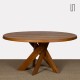 Sfax T21D elm table by Pierre Chapo, 1970s - 