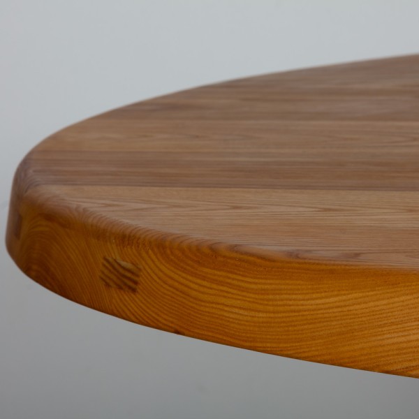 Sfax T21D elm table by Pierre Chapo, 1970s - 