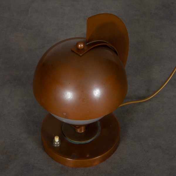 Modernist metal lamp from the 1930s - 