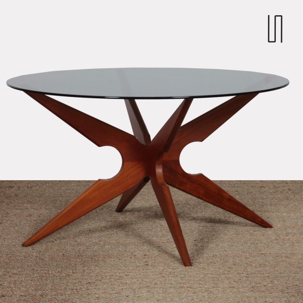 Table basse scandinave en teck éditée par Sika Mobler, 1960 - Design Scandinave