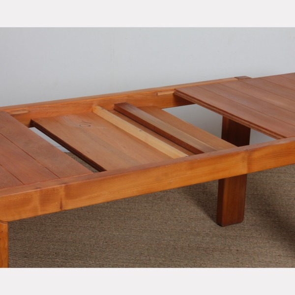 Elm dining table for Maison Regain, 1970s - French design