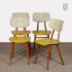 Set of 4 chairs produced by Ton, 1960s - Eastern Europe design