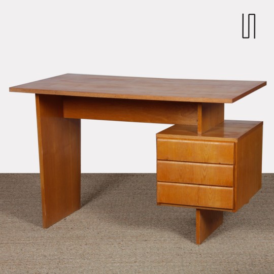 Vintage desk by Bohumil Landsman, 1970s - Eastern Europe design