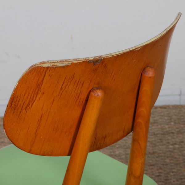 Paire de chaises vintage en bois, éditées par Ton, 1960 - Design d'Europe de l'Est